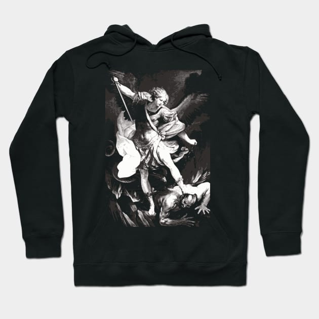 Saint Michael Archangel Angel Hoodie by Beltschazar